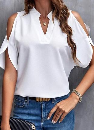 Блузка с открытыми плечами, блуза