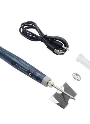 Паяльник usb 5v 8w bt-8u портативный с питанием от usb с подставкой
