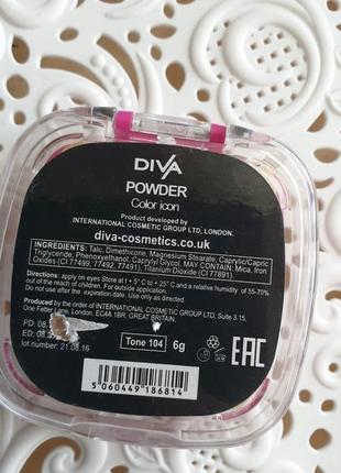 Diva powder color icon компактная пудра3 фото
