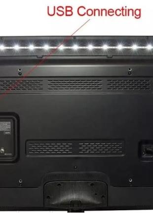 Світлодіодна 5v led стрічка 100см oem 5-2835-120 нейтральний негерметична3 фото
