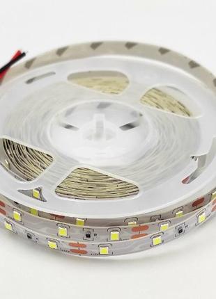 Led стрічка нейтральний білий 4500к mtk-300w-3528-12 smd3528 60шт/м 4.8w/м ip20 12v негерметична світлодіодна