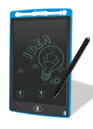 Дитячий графічний планшет з lcd екраном 8.5" для малювання та заміток writing tablet з рідкокристалічним екраном зі стилусом