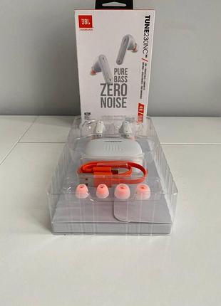 Оригинальные беспроводные наушники jbl tune 230nc tws white