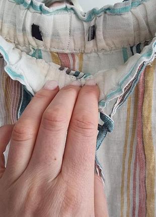 Льняная юбка новая 3