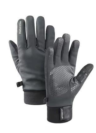 Вологозахисні рукавички naturehike nh19s005-t, розмір xl, сірі
