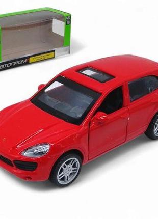 Машинка металева "автопром porsche" червоний