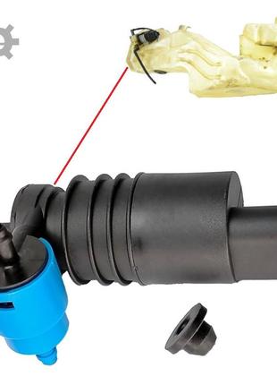 Насос омивача скла golf 4 volkswagen 1j6955651 1t0955651a 1k6955651