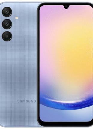 Мобільний телефон samsung galaxy a25 5g 6/128gb blue (sm-a256bzbdeuc)