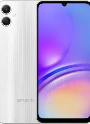 Мобильный телефон samsung galaxy a05 4/64gb silver (sm-a055fzsdsek)