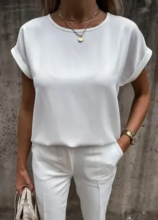 Блузка супер софт зі спущеним рукавом! безкоштовна доставка