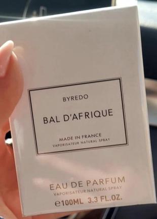 Духи унисекс byredo bal d'afrique 100 ml байредо бал африка