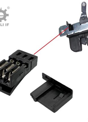 Разъем замка багажника golf 4 volkswagen 1j0973115