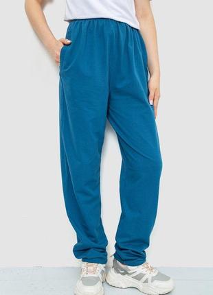 Спорт штани женские, цвет петроль, 219r125-1
