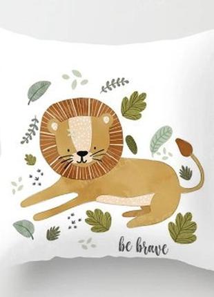 Подушка лев