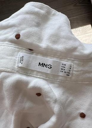 Рубашка mango из вискозы4 фото