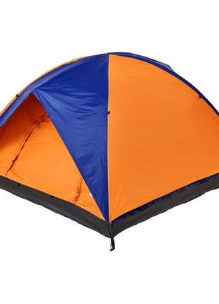 Палатка skif outdoor adventure ii, 200x200 cm ц:orange-blue