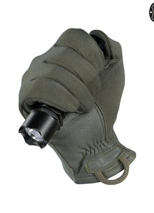 M-tac перчатки nomex sport leather olive