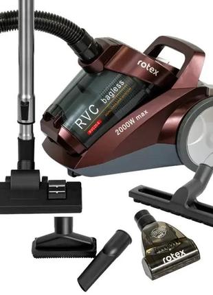 Пылесос без мешка rotex rvc20-r turbopet