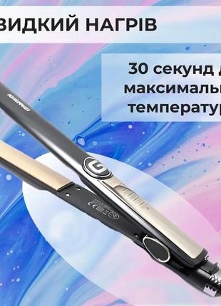 Керамический утюг для волос gemei 5 режимов до 230°c для выпрямления и завивки волос ve-333 фото