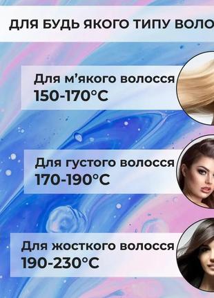 Керамический утюг для волос gemei 5 режимов до 230°c для выпрямления и завивки волос ve-336 фото