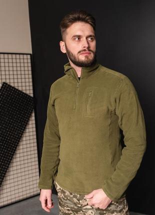 Кофта флісова чоловіча військова тактична esdy зсу (зсу) 8872 xxl хакі