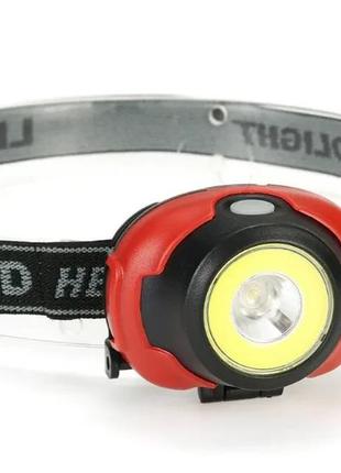 Ліхтар налобний pl-010, cob, 3xaaa