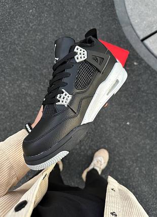 ♠️чоловічі кросівкиnike air jordan retro 4 ((хутро)