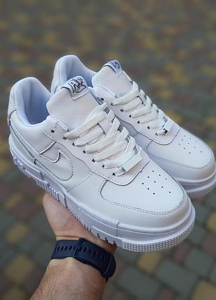 Nike air force 1 pixel белые