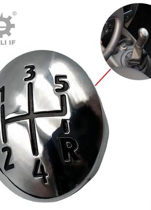 Ручка важеля передач scenic 3 renault 5п накладка