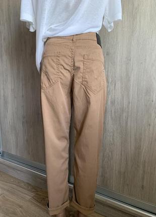 Dondup стильные хлопковые, укороченные брюки9 фото