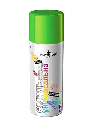 New ton емаль універсальна 6010 св.зелений мат, в аер. упаковці,  400 мл