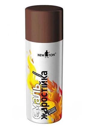 New ton емаль універсальна 8017 т.коричнев. матов.,в аер. упаковці, 400мл