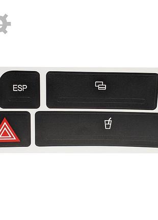 Кнопки аварийки есп подстаканника наклейки exeo seat 8e1927134 8e0941509 8e1862534k