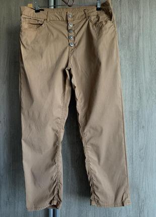 Dondup стильные хлопковые, укороченные брюки5 фото