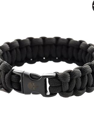 M-tac браслет паракорд каратель черный