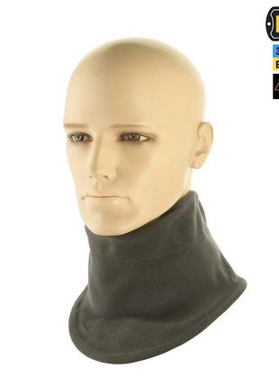 M-tac шарф-труба анатомический с затяжкой polartec dark grey