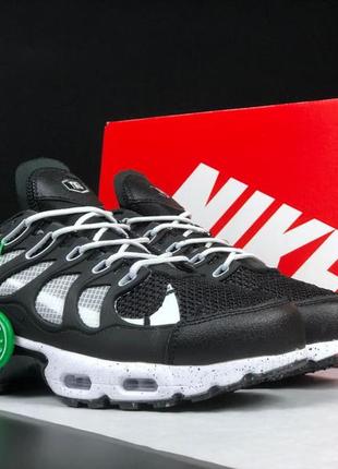 Nike air max terrascape plus  чорні з білим  чоловічі кросівки найк аір макс2 фото