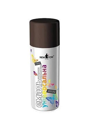 New ton емаль універсальна 8027 коричн. шкіра матов.,в аер. упаковці, 400мл