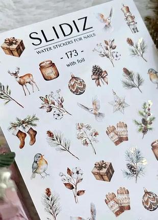 Слайдер-дизайн slidiz наклейка на будь-який фон, з білою підложкою 173