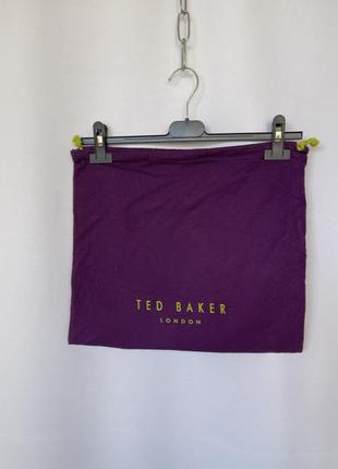 Пыльник ted baker органайзер чехол фиолетовый для сумки для обуви на затяжках 33х38 см
