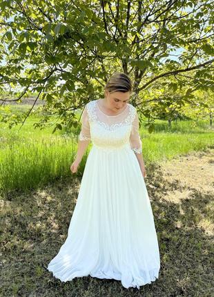 Шикарное свадебное платье2 фото