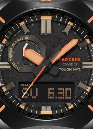 Часы casio prw-6900yl-5er pro trek. черный7 фото