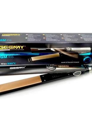 Плойка для випрямлення волосся geemy gm-416 з керамічним покриттям , top