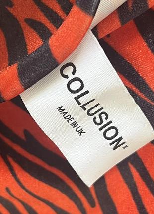 Топ з тигровим принтом collusion5 фото