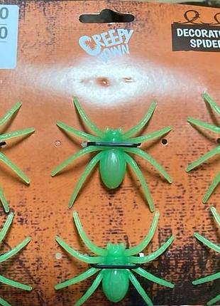 Павуки creepy town decoration set of spiders 6s