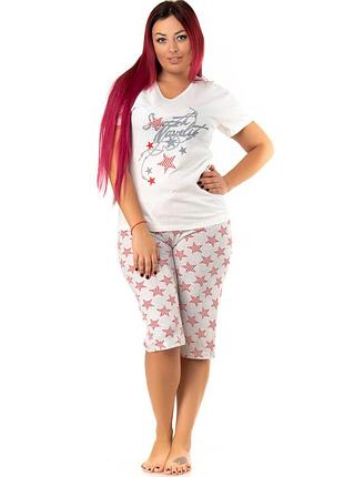 Комплект двійка жіноча футболка + бриджі размер: l