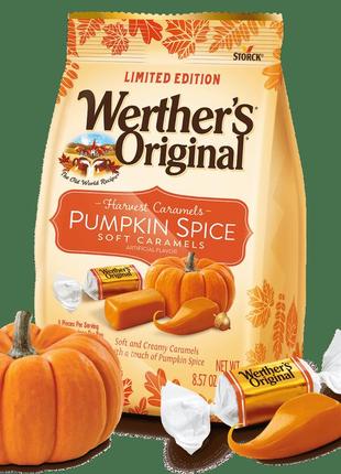 Ирис werther's original pumpkin spice soft caramel 250g