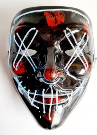 Маска halloween creepy town led mask