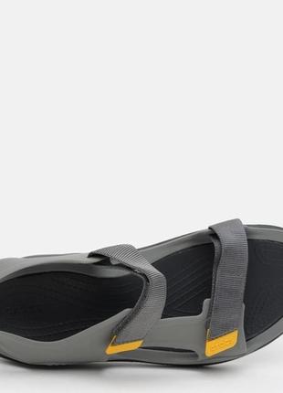 Мужские сандалии crocs swiftwater expedition sandal slate grey серые сандалии сабо...