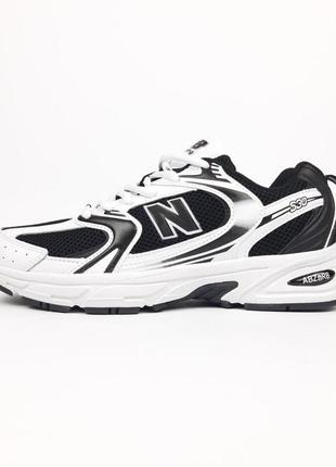 New balance 530  білі з чорним